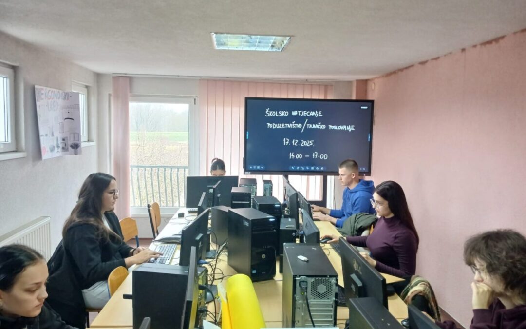 Školsko natjecanje učenika – Tajničko poslovanje i Poduzetništvo